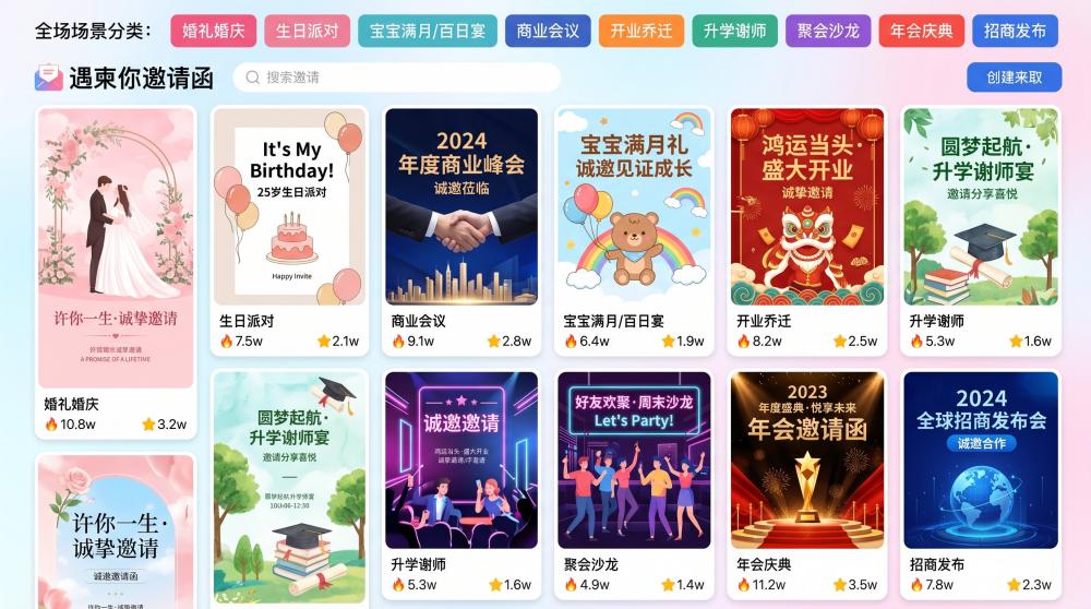 电子版婚礼邀请函怎么做？零成本保姆级制作教程，新手秒上手